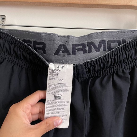 Mens Under Armour Black Heat Gear Zipped Pants Large - Picture 2 of 10